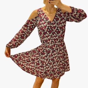 Banana Republic Floral Summer Long Sleeve Dress - Size M
